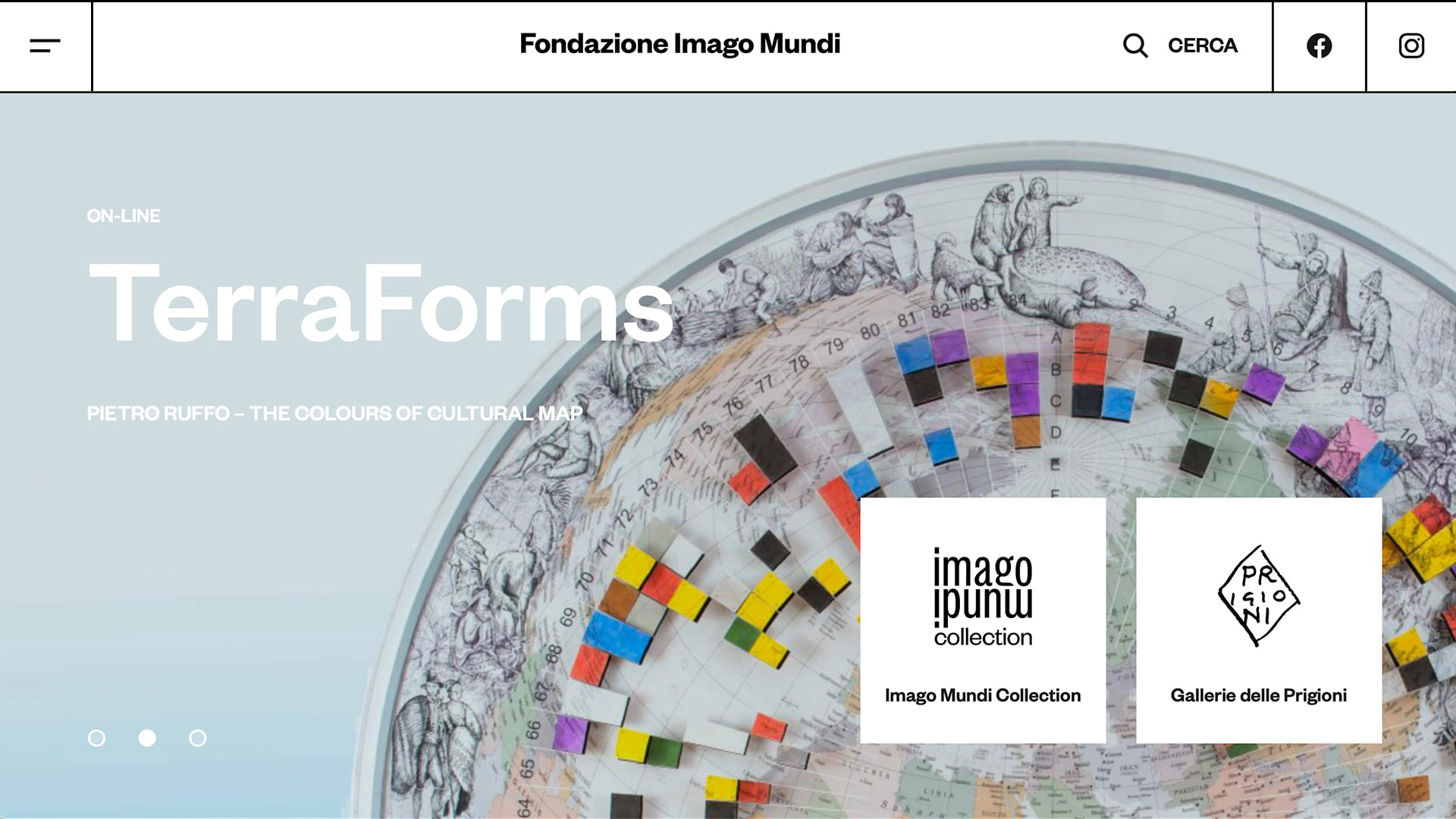 Una sinergia di tre siti web per Fondazione Imago Mundi