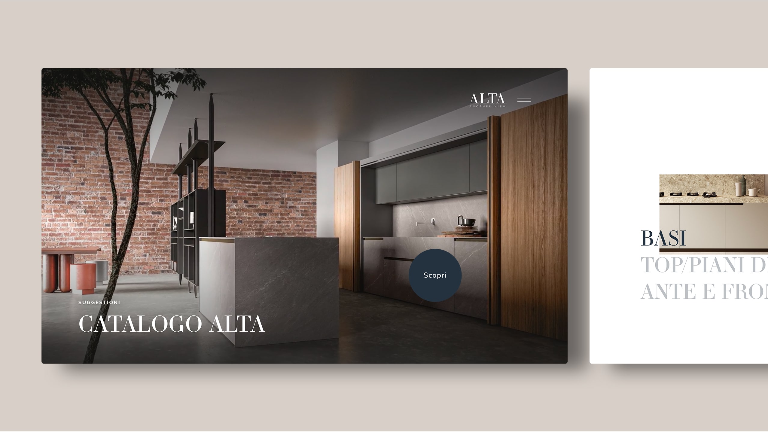 Nuova comunicazione digitale per ALTA, cucine italiane di design