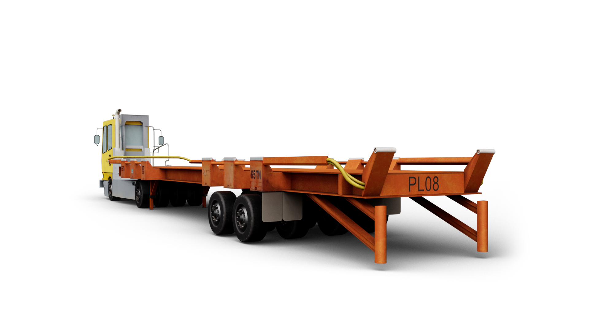 Prototipo Truck Back MSC 3D con texture