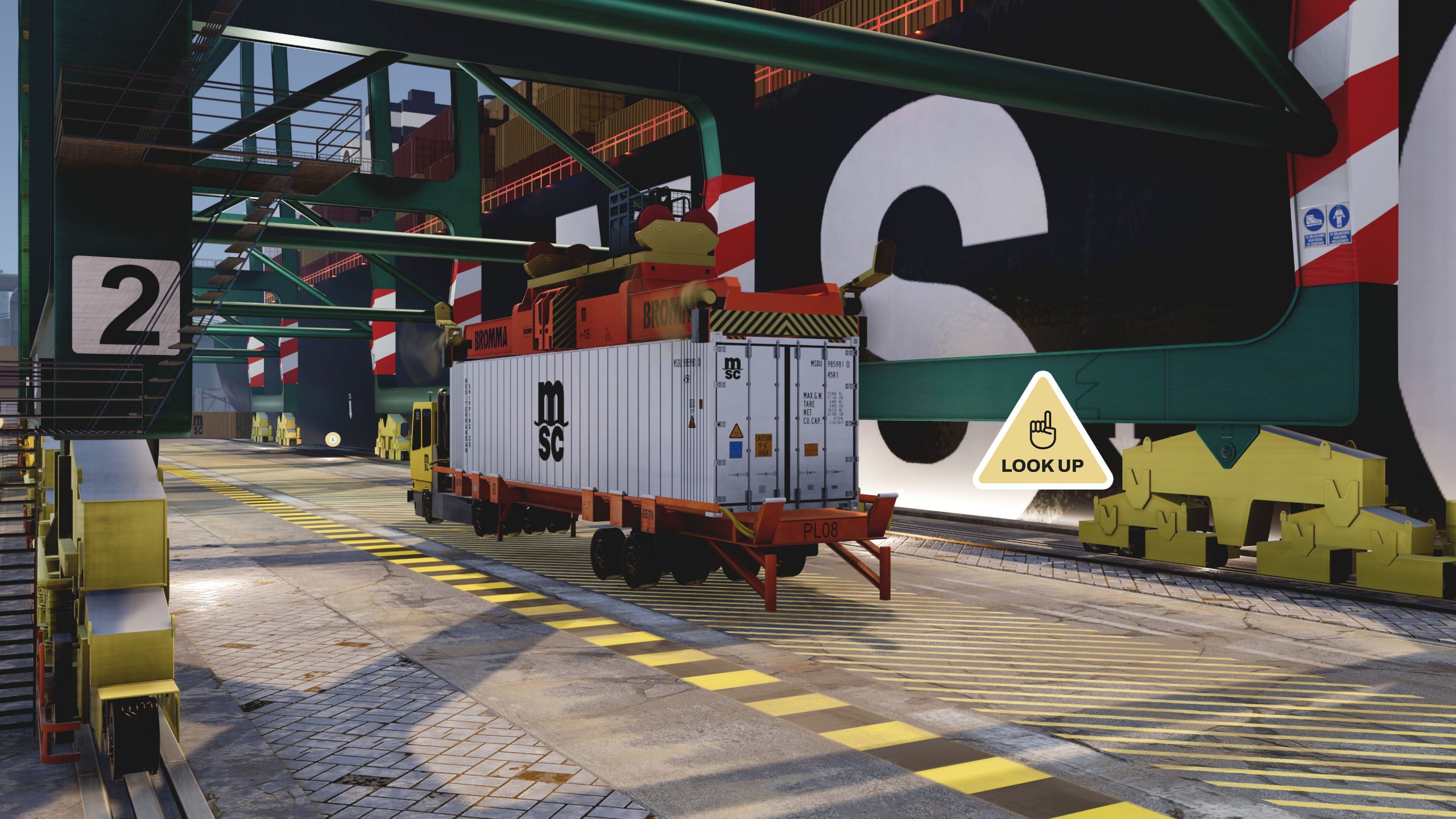 MSC 3D container terminal